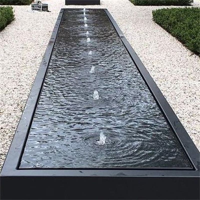 Customized Corten Outdoor Water Fountain Services